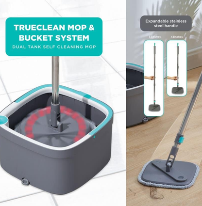 Dual Tank Mop and Bucket System